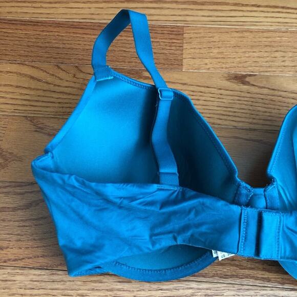 Wacoal Perfect Primer Dragonfly Blue Push Up Bra Women’s Size 36DD - Picture 7 of 10